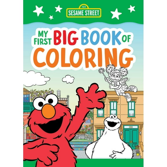 Sesame Street Sesame Street: My First Big Book of Coloring (a Sesame Street Coloring Book for Kids), (Paperback)