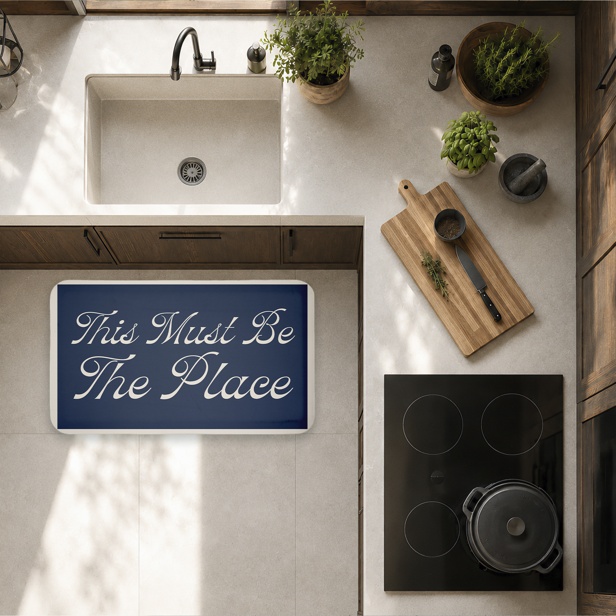 Stupell Industries This Must Be The Place Printed Anti-Fatigue Floor Mat, design by Lil' Rue