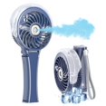 thumbnail image 1 of Ventilador nebulizador HandFan 2024 portátil recargable de 34 ml, color azul real, 1 of 7
