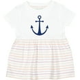 thumbnail image 3 of Inktastic Anchor Nautical Girls Baby Dress, 3 of 5