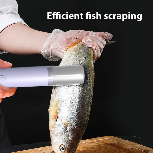 Giyblacko Pencil Sharpener Electric Fish Stainless Steel Cordless Fish Remover Cleaner Fish Remover With Rechargeable Battery For Easy Kitchen Cleaning Tool