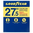 thumbnail image 2 of Goodyear 27.5" x 1.9"-2.3" Heavy Duty Bike Tube, Black, 2 of 9