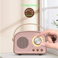 thumbnail image 3 of Altavoz Bluetooth Aresrora Retro Inalámbrico Portátil Blanco, 3 of 9