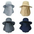 thumbnail image 5 of Chapeau de Soleil pour Hommes Protection UV Été SPF Chapeau de Pêche pour Pêche Randonnée Jardin Safari Plage, 5 of 5