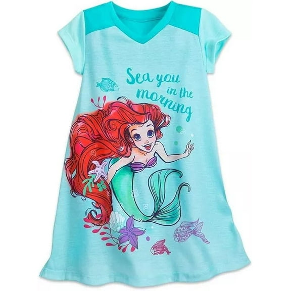 Disney Ariel Nightshirt for Girls, Size 3