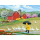 thumbnail image 1 of 5D DIY diamante pintura Manor Farm completo redondo taladro mosaico Rhinestone imagen Tmvgtek decoración de arte en el hogar, 1 of 9