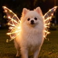 thumbnail image 4 of LED Light-up Dog Fairy - Adjustable Fit for Medium Large Dogs, Festive Christmas Pet Costume Accessory, Requires 4 AA Batteries (Not Included), Sparkling Pet , 21.26*35.83in, Multicolour, 4 of 9