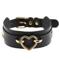 thumbnail image 1 of stanreset Collier Ras du Cou en Cuir PU pour Femmes et Filles, Collier Déclaration, Harnais de Cou, 1 of 9