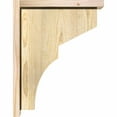 thumbnail image 3 of 6"W x 14"D x 18"H Monterey Rough Sawn Corbel w/Backplate, Douglas Fir, 3 of 9
