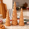 thumbnail image 6 of Dserhfy Rattan Resin Christmas Tree Figurines for Winter Holiday, 6 of 8
