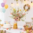 thumbnail image 4 of ERTZAE Egg Picks,22" Easter Egg & Berry Floral Pick,Spring Easter Berry Picks With Eggs,Twig Branch Sprays For Table Centerpieces And Vase Decor,Perfect For Matching With Fresh Or Artificial Flowers, 4 of 9