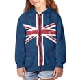 thumbnail image 2 of DISNIMO British Flag Hoodie Boys 14-16 Hoodie Zip Up for Kids Zipper Sweatshirt Boys Hoodie Sweatshirts Teen Girls Hoodie Coat Boys Hoodies Jackets Childrens Jacket Big Boy Fall Clothes Polyester, 2 of 7