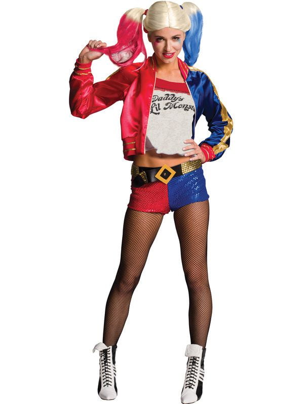 Halloween Costume Harley Quinn Suicide Squad SUICIDE SQUAD HARLEY QUINN WOMENS COSTUME-14-16 - Walmart.com - Walmart.com