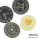 thumbnail image 3 of 4 broches de metal con símbolos de matemáticas y ciencias, broche decorativo, broche estético., 3 of 7