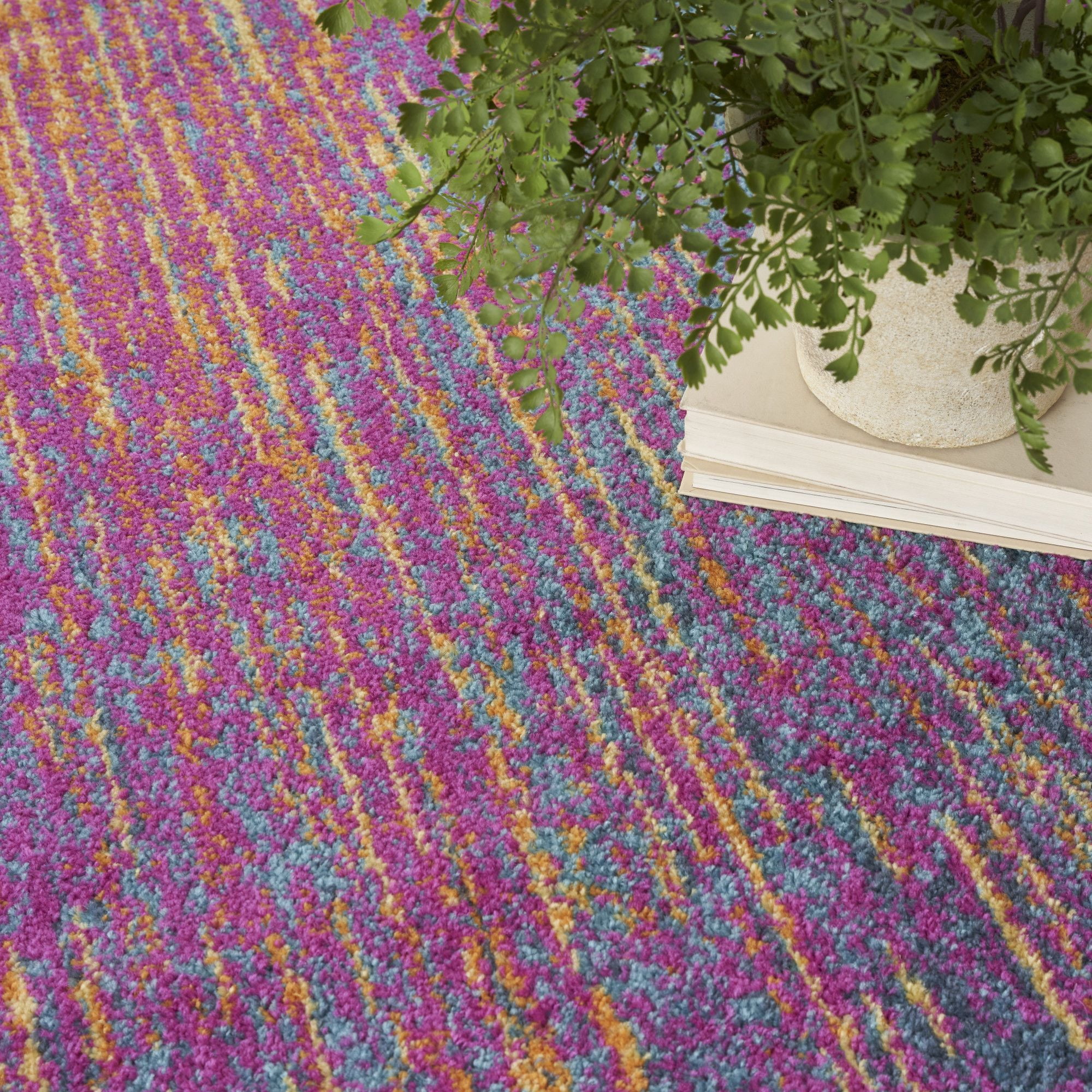 Nourison Passion Modern Abstract Indoor Rug Multicolor 5'3" x 7'3"