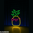 thumbnail image 2 of Glowneon Pineapple Sunglasses Neon Sign, Pineapple Cocktail Led Sign, 2 of 5