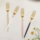 thumbnail image 3 of Naiovety Tenedor de fruta, pastel de aperitivos, superficie de espejo de caramelo, vajilla, utensilios de cocina, palillos de sólidos, cubiertos, Mostrada Oro Naiovety HA079213-01, 3 of 6