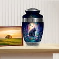 thumbnail image 2 of MUKTIVE Bear Cremation Urns for Adult Ashes Women, Large Butterfly Memorial Urns for Adult Male, Blue Funeral Urn for Human Ashes, Burial Urn for Mother & Father, 10 Inch, 2 of 4