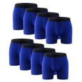 thumbnail image 4 of 8PK Mens Boxer Briefs Breathable Tagless Underwear Soft Comfort Flex Waistband, 4 of 9