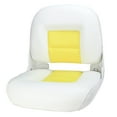 thumbnail image 2 of Tempress 60860 Navistyle Low-Back Boat Seat - White/Yellow, 2 of 3