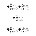 thumbnail image 2 of ZheElen Teeth Ratchet Socket Wrench Set Reusable Accurate Replacement Automobile Garage Workshop Repair Tool Accessories Large 5Set, 2 of 6