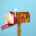 thumbnail image 5 of Fall Maple Leaves Mailbox Covers Magnetic Standard Size Waterproof Mailbox Wraps Post Letter Box for Courtyard Garden Yard Fence Decor 21x18 in, 5 of 6