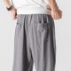thumbnail image 5 of Mens Casual Baggy Pants Elastic Waist Loose Soft Trousers Solid Color Straight, 5 of 8