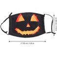 thumbnail image 3 of 1 Pc Halloween Pumpkin Masks Horrific Dust Proof with Strainer, 3 of 8