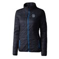 thumbnail image 2 of Women's Cutter & Buck Navy Penn State Nittany Lions Vault Rainier PrimaLoft Eco Insulated Full-Zip Puffer Jacket, 2 of 3