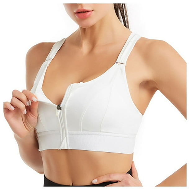 IROINNID Savings Plus Size Sports Bras for Women Push Up Bra Vest Yoga  Comfortable Wireless Underwear Sports Bras,White