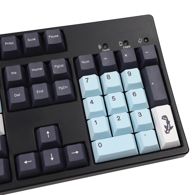 MIZU2 Theme Dye Sublimación PBT de bricolaje para s , haga que su sea más hermoso - 136 teclas 136 teclas CUTICAT tecla del teclado