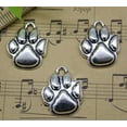 thumbnail image 3 of U8MO 6/20/50X Jewelry Making DIY Dog's Palm Alloy Charm Pendant 20x16mm-50pcs, 3 of 5