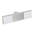 thumbnail image 3 of Partition Support Bracket, 2 Pack Removable Clamp for 4-9mm Thick, Silver Tone, 3 of 5