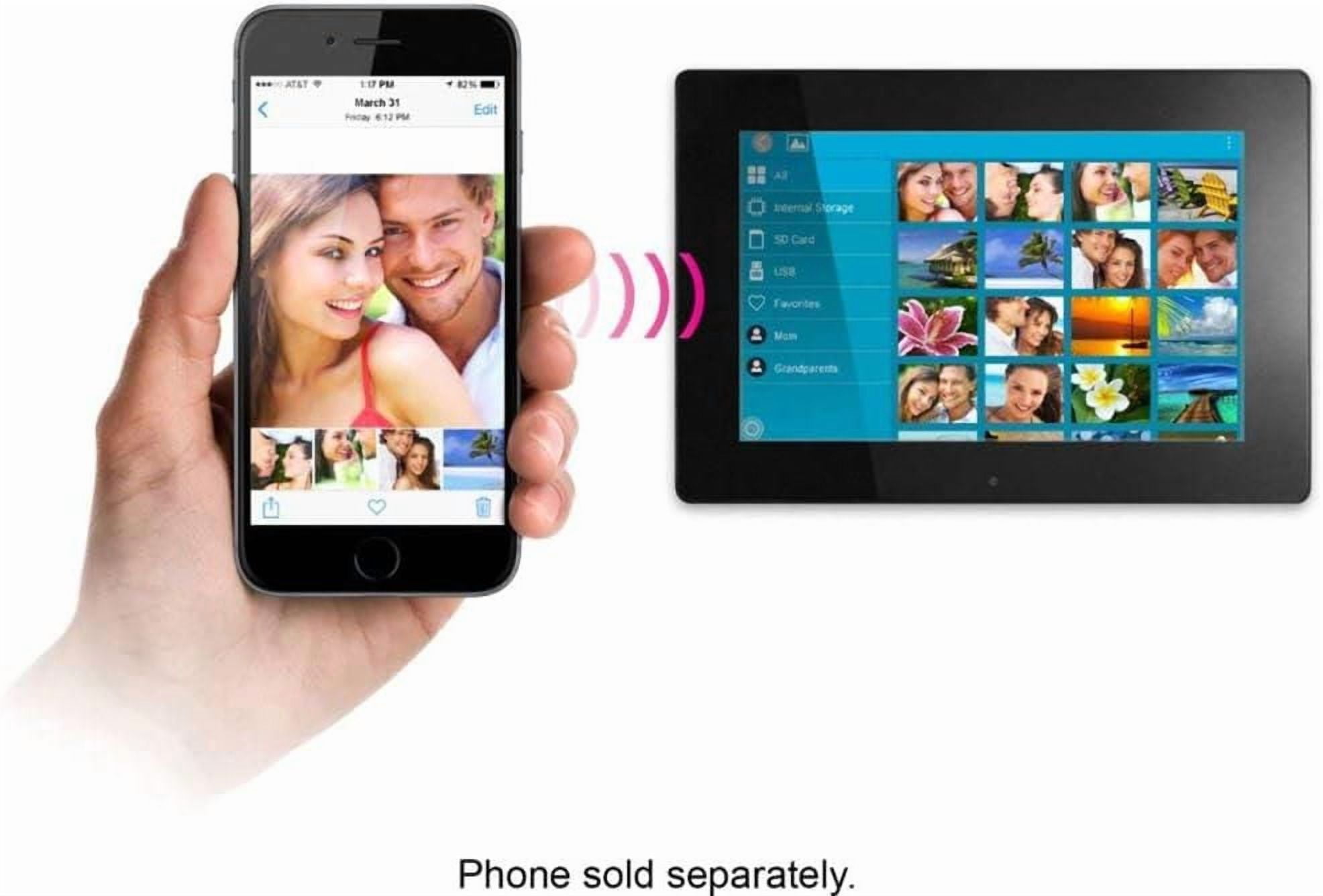 Aluratek 10" WIFI Digital Photo Frame w/ Touchscreen IPS Display & 16GB Memory- AWS10F