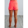 thumbnail image 4 of Mae Risen Shorts - Neon Coral, 4 of 5
