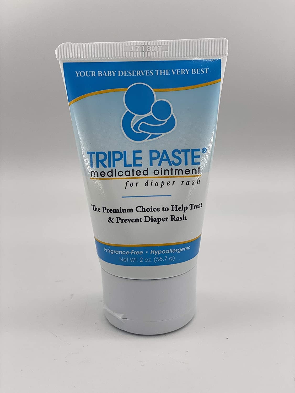 3 Triple Paste Ointment 2 oz Treat & Prevent Diaper Rash Hypoallergenic Ex  02/25