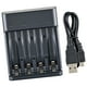 thumbnail image 5 of Carga rápida de batería USB, 4 ranuras, ranura independiente, indicador de , rápido, compacto, gran corriente, compatible, 5 of 9
