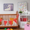 thumbnail image 2 of Stupell Industries Purple Unicorn in Starry Night Sky Space Fantasy Canvas Wall Art Design by Ziwei Li, 2 of 6