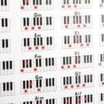 thumbnail image 3 of Piano Note Chart 88 Keys Reference Copper Paper Training Tool for Players Beginners Teachers, 3 of 4