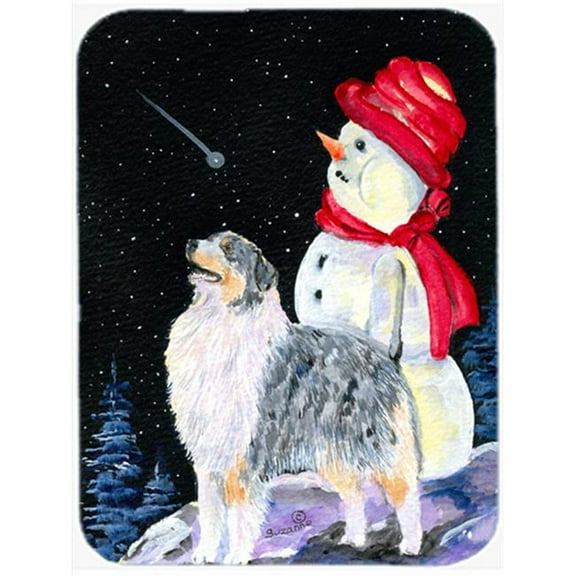 Carolines Treasures SS8574LCB Australian Shepherd Glass Cutting Board Large, 12H x 16W, multicolor