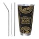 thumbnail image 1 of Año de la serpiente 2025 Feliz Año Nuevo chino 2025 Vaso de acero inoxidable Taza de café de viaje de 20 oz Taza térmica portátil con tapas, 1 of 7