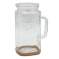 thumbnail image 2 of Mason Craft & More Glass 0.5 Gallon Pitcher with Removable Plastic Lid and Silicone Base, Tan, Useful for Serving Chilled Drinks, 2 of 6