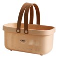 thumbnail image 4 of Homeer Drain Basket Laundry Basket Cosmetics Basket Bath Storage Basket - with Handle Load Bearing Ventilation Holes Stable Bottom Easy Access Hollow Out, 4 of 7