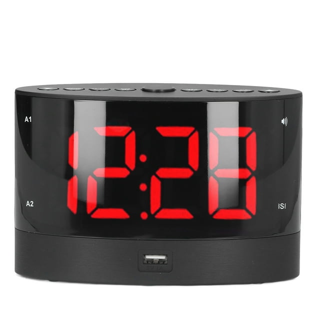 Reloj vibrador, reloj despertador digital, reloj despertador digital USB, reloj despertador con carga USB, construcción robusta