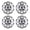 13 inch- Chrome, variant on (Set of 4) 13" Universal Hubcaps,Wheel Covers Snap on Full Hub Caps Fit R13 Tire & Steel Rim,ABS+PC Material (Black Matte)