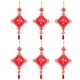 thumbnail image 4 of Colgante chino Fu, 6 piezas de nudo chino rojo, decoraciones de Año Nuevo, decoración china Fu, funcionalidad de alta precisión, 4 of 12