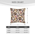 thumbnail image 4 of Fotbe lips record rock Skull Pattern Velvet Decorative Throw Pillow Covers with Elegant Piping, Soft Plush Cushion Cover for Sofa, Bed, Car, Office-18"x18", 4 of 8