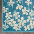 thumbnail image 2 of Desert Fields Contemporary Floral Turquoise 5'3" x 7'3" Area Rug, (5' x 7'), 2 of 6