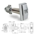 thumbnail image 3 of High Security Vending -handle type lock and Key, for Coke Machine, , Candy Machine, 3 of 10