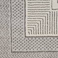 thumbnail image 5 of Nourison Glam Modern Bordered Indoor Rug Silver 3'11" x 5'11", 5 of 9